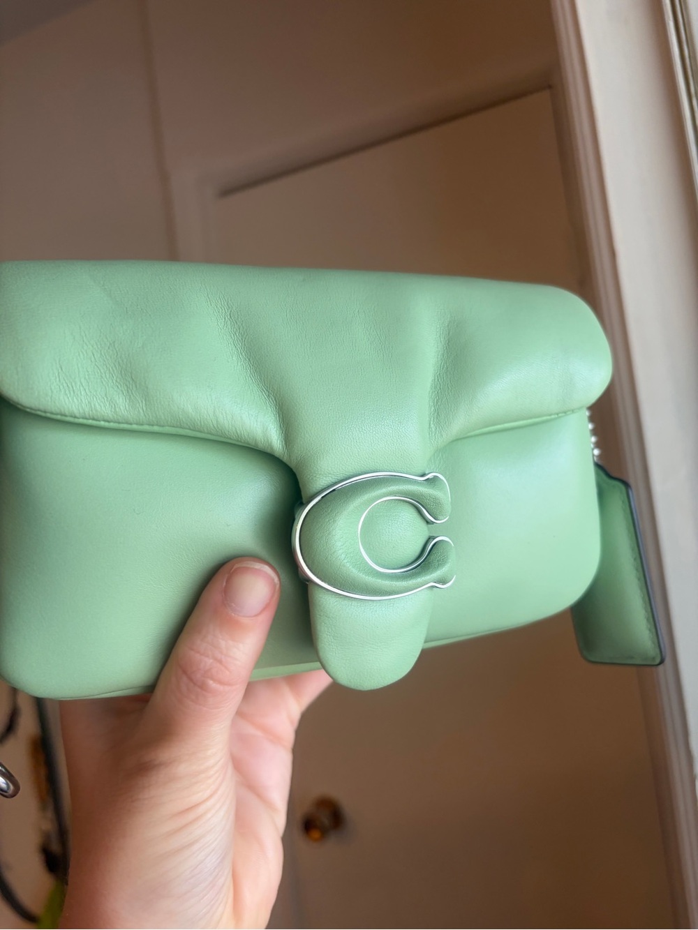 Coach pillow Tabby 18 Shoulder Bag in Pistachio - Picture 6 of 14